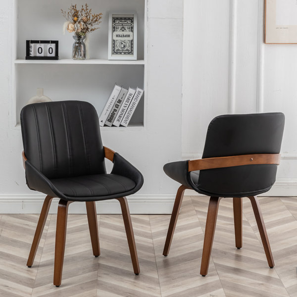 Black swivel dining online chairs